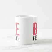 従属的なフェリシア! ミームのおもしろいな引用文 コーヒーマグカップ (中央)