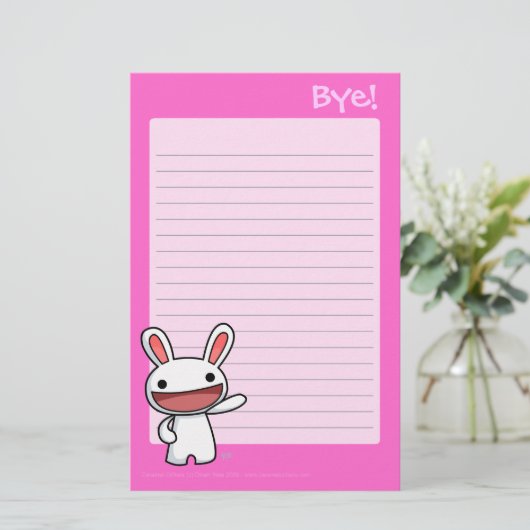 従属的なメモ帳 便箋 (スタンド正面)