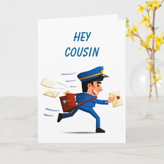 **従弟の速度を落とす**と楽しむ誕生日カード カード (黄色い花)