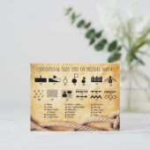 従来のシンボルや象徴は軍隊マップ#3で使用 ポストカード (スタンド正面)