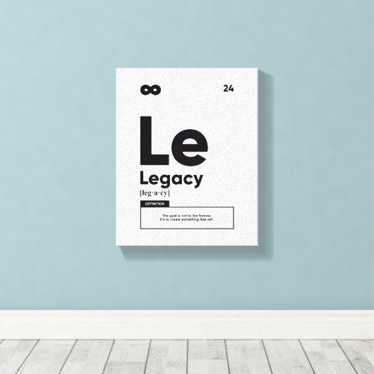 従来の定義 |やる気を起こさせる引用文ウォールアート キャンバスプリント (インサイチュ (ウッドフロア))