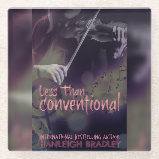 従来より少ない ガラスコースター (正面)