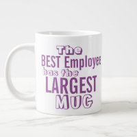 従業員おもしろい最高のの引用文- Office Umous Big Mug