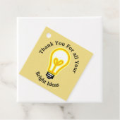 従業員に感謝あなた明るいアイデア球根感謝 フェイバータグ (インサイチュ)