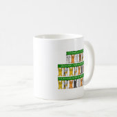 従業員のための1年の仕事記念日 コーヒーマグカップ (正面右)