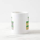 従業員のための1年の仕事記念日 コーヒーマグカップ (中央)