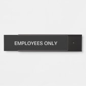 従業員のみOffice予算の壁のドアシンボルや象徴 サインプレート (正面)