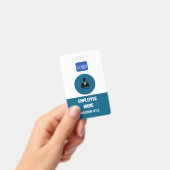 従業員のカスタマイズ予算を設定する バッジ (手持ち)