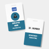 従業員のカスタマイズ予算を設定する バッジ (表裏)