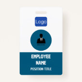 従業員のカスタマイズ予算を設定する バッジ (正面)