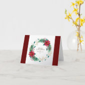 従業員のクリスマスカード カード (黄色い花)