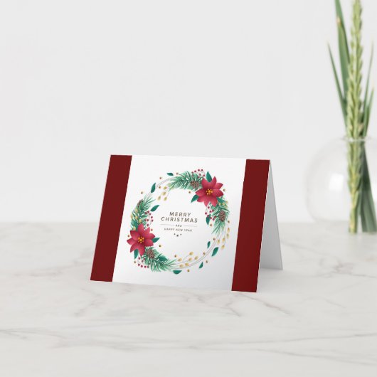 従業員のクリスマスカード カード (正面)