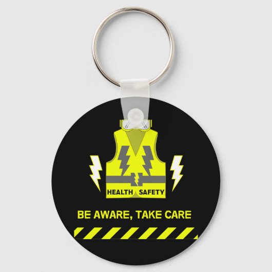 従業員のマグ・トラック運転手のための健康と安全の贈り物 キーホルダー (正面)