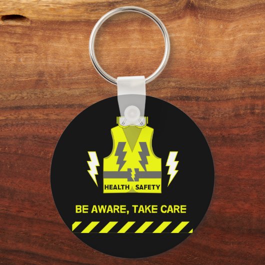 従業員のマグ・トラック運転手のための健康と安全の贈り物 キーホルダー (正面)