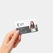 従業員の会社セキュリティ用の写真IDバッジ バッジ (手持ち)