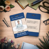 従業員の写真名ロゴバーコードカスタム バッジ