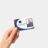 従業員の写真名ロゴバーコードID カスタム バッジ (手持ち)
