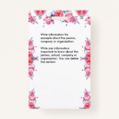 従業員の写真名IDカードのカスタム バッジ (裏面)