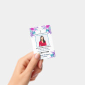 従業員の写真名ID識別カードのカスタム バッジ (手持ち)