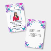 従業員の写真名ID識別カードのカスタム バッジ (正面＆裏面)