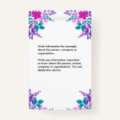 従業員の写真名ID識別カードのカスタム バッジ (裏面)