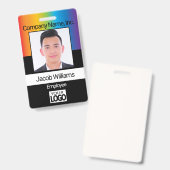 従業員の写真 – Rainbow バッジ (正面＆裏面)