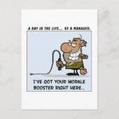 従業員の士気を高めるための管理ツール ポストカード (正面)