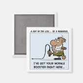 従業員の士気を高めるための管理ツール マグネット (正面/裏面)