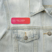 従業員の役職のモダンプロフェッショナル磁気 名札 (インサイチュ)