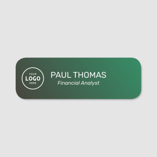 従業員の役職のモダンプロフェッショナル磁気 名札 (正面)