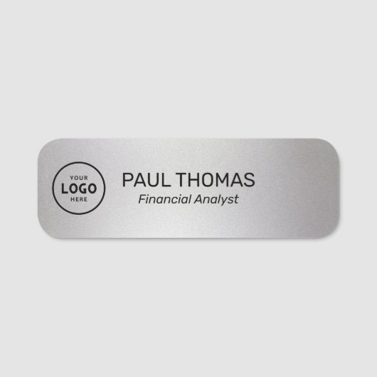 従業員の役職のモダンプロフェッショナル磁気 名札 (正面)