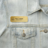 従業員の役職のモダンプロフェッショナル磁気 名札 (インサイチュ)