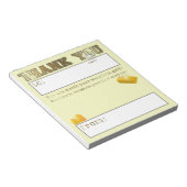 従業員の感謝が認識を叫ぶ ノートパッド (アングル)