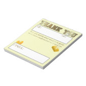 従業員の感謝が認識を叫ぶ ノートパッド (回転)