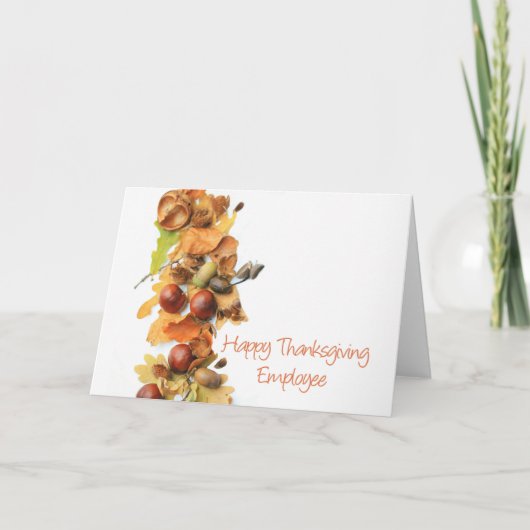 従業員の感謝状 シーズンカード (正面)