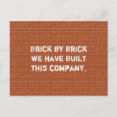 従業員の感謝Thank You Business Start-up ポストカード (正面)