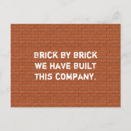 従業員の感謝Thank You Business Start-up ポストカード