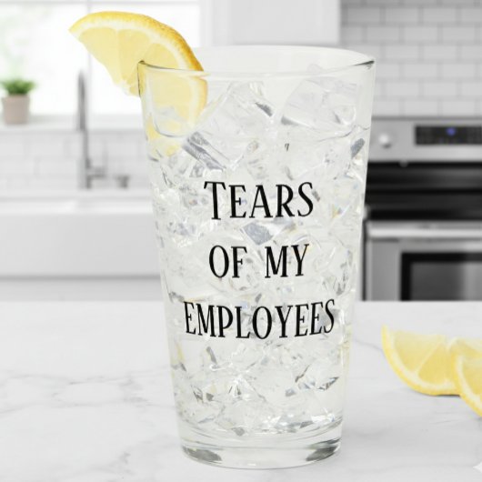 従業員の涙 上司 オフィス 仕事 ユーモア タンブラーグラス