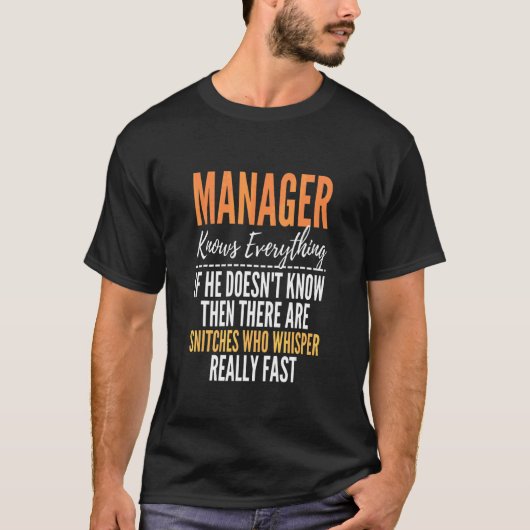 従業員の皮肉な労働者の皮肉 Tシャツ (正面)