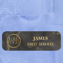 従業員の磁気安全ピンの金ゴールドカスタムロゴ 名札