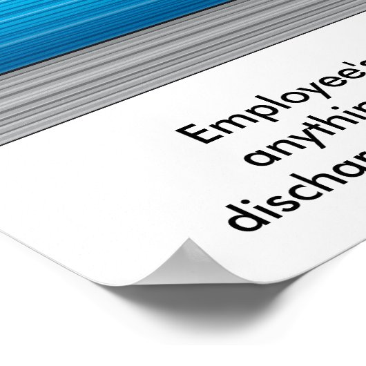 従業員の職務001 ポスター (角)