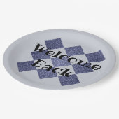 従業員の職場へようこそ男女兼用 ペーパープレート (アングル)