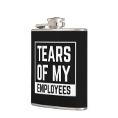 従業員の職場ギフト涙HRボス おもしろい フラスク (左)