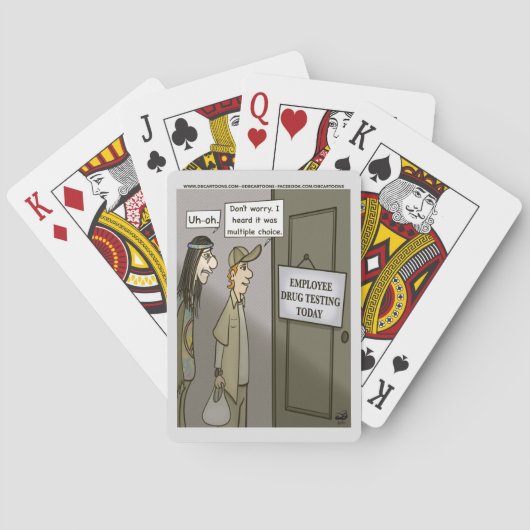 従業員の薬物トランプ トランプ (裏面)