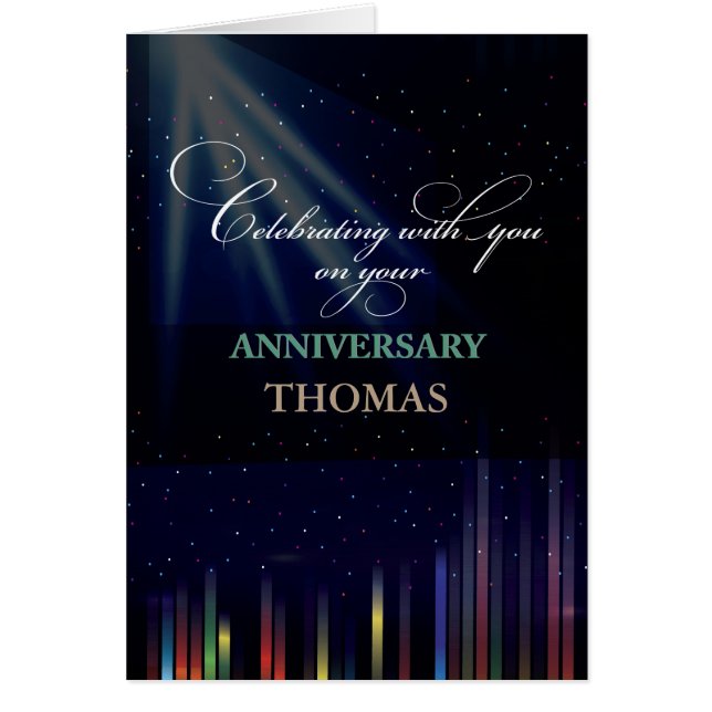 従業員の記念日の空、カスタマイズ可能な黒いコンガー (正面)