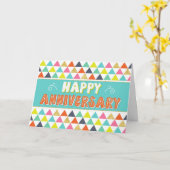 従業員の記念日 – パターカラフルン カード (黄色い花)