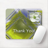 従業員の認識の花柄 マウスパッド (マウス)