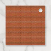 従業員は赤レンガ壁事業に感謝感謝してい フェイバータグ (裏面)