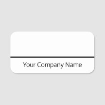 従業員またはボランティアのドライイレース名タグ