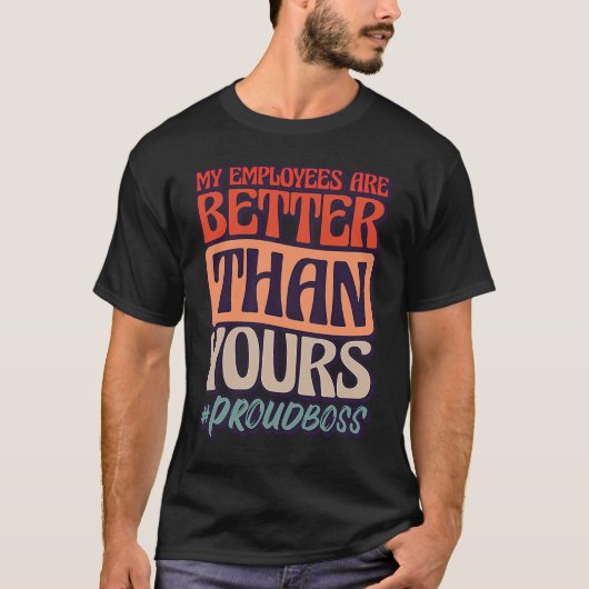 従業員よりも従業員の方が高い評価Da Tシャツ (正面)
